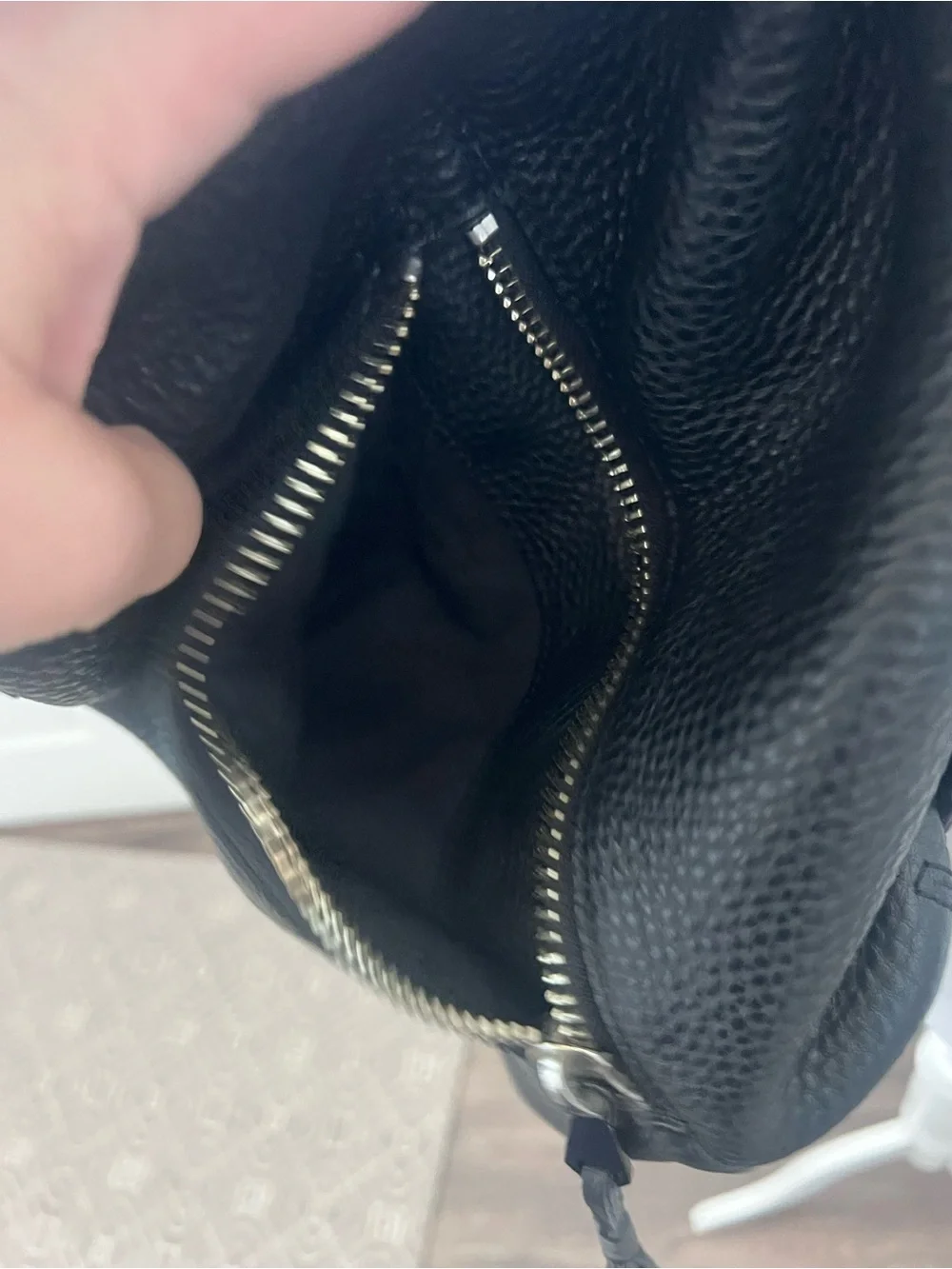 Rebecca Minkoff Blythe Black Studded Leather Mini Backpack